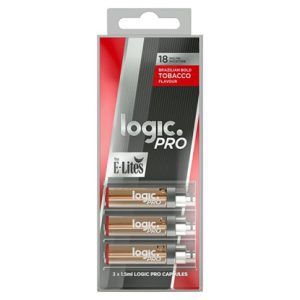 LOGIC PRO CAPS TOBACCO 18MG 3S x 6