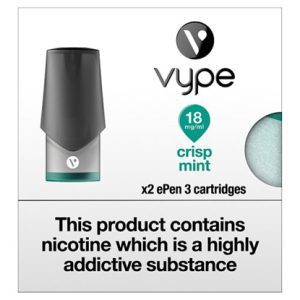 VYPE EPEN3 REFILL CAPS CRISP MINT X 6