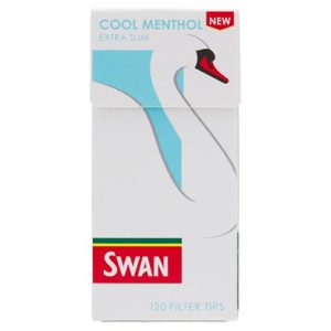 SWAN EXTRA SLIM COOL MENTHOL TIPS 120 X 20