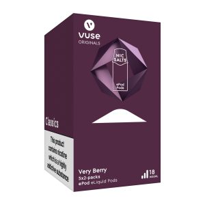 VUSE ePOD PODS vPRO VERY BERRY 18mg x 5