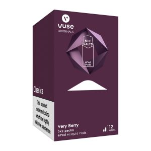 VUSE ePOD PODS vPRO VERY BERRY 12mg x 5