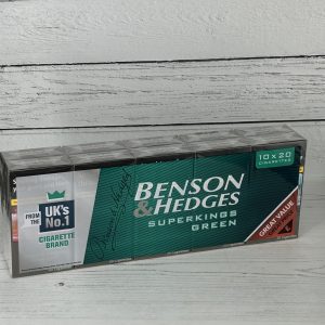 BENSON & HEDGES NEW GREEN S/K 20’s