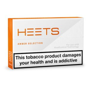 HEETS AMBER TOBACCO STICKS X 10