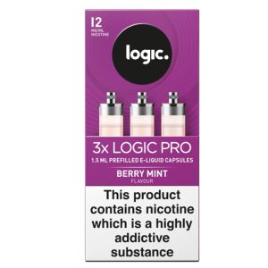 LOGIC PRO CAPSULES BERRY MINT 12MG X 6