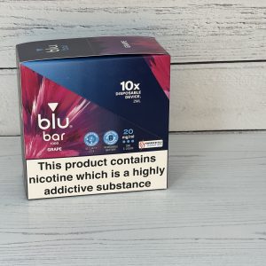 BLU BAR GRAPE ICE 20mg x 10