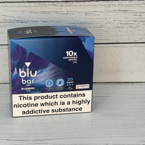 BLU BAR BLUEBERRY ICE 20mg x 10