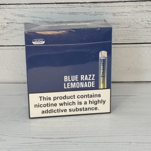 CRYSTAL BLUE RAZZ LEMONADE VAPE BAR 20mg x 10