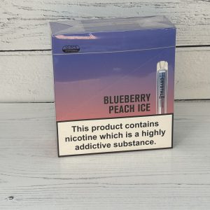 CRYSTAL BLUEBERRY PEACH ICE VAPE BAR 20mg x 10