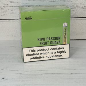 CRYSTAL KIWI PASS/FRUIT GUAVA VAPE BAR 20mg x 10