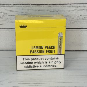 CRYSTAL LEMON PEACH PASS/FRUIT VAPE BAR 20mg x 10