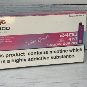 IVG 2400 SPECIAL EDITION MULTI DISP VAPE 20mg x 5