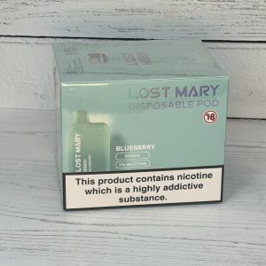 LOST MARY BLUEBERRY VAPE BAR 20mg x 10