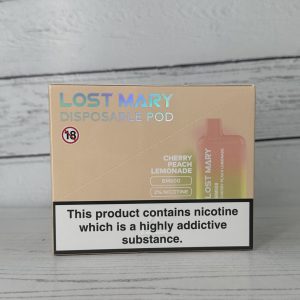 LOST MARY CHERRY PEACH LEMONADE VAPE BAR 20mg x 10