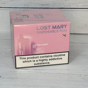 LOST MARY COTTON CANDY ICE VAPE BAR 20mg x 10