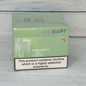 LOST MARY DOUBLE APPLE VAPE BAR 20mg x 10