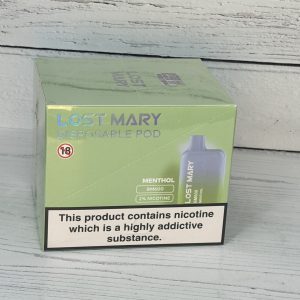 LOST MARY MENTHOL VAPE BAR 20mg x 10