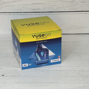 VUSE EDITION BLUE RASP 20mg x 10 s/p/price til31/3