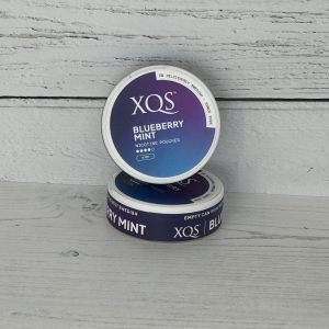 XQS NICOTINE POUCH BLUEBERRY MINT 20x8MG CANS X 10